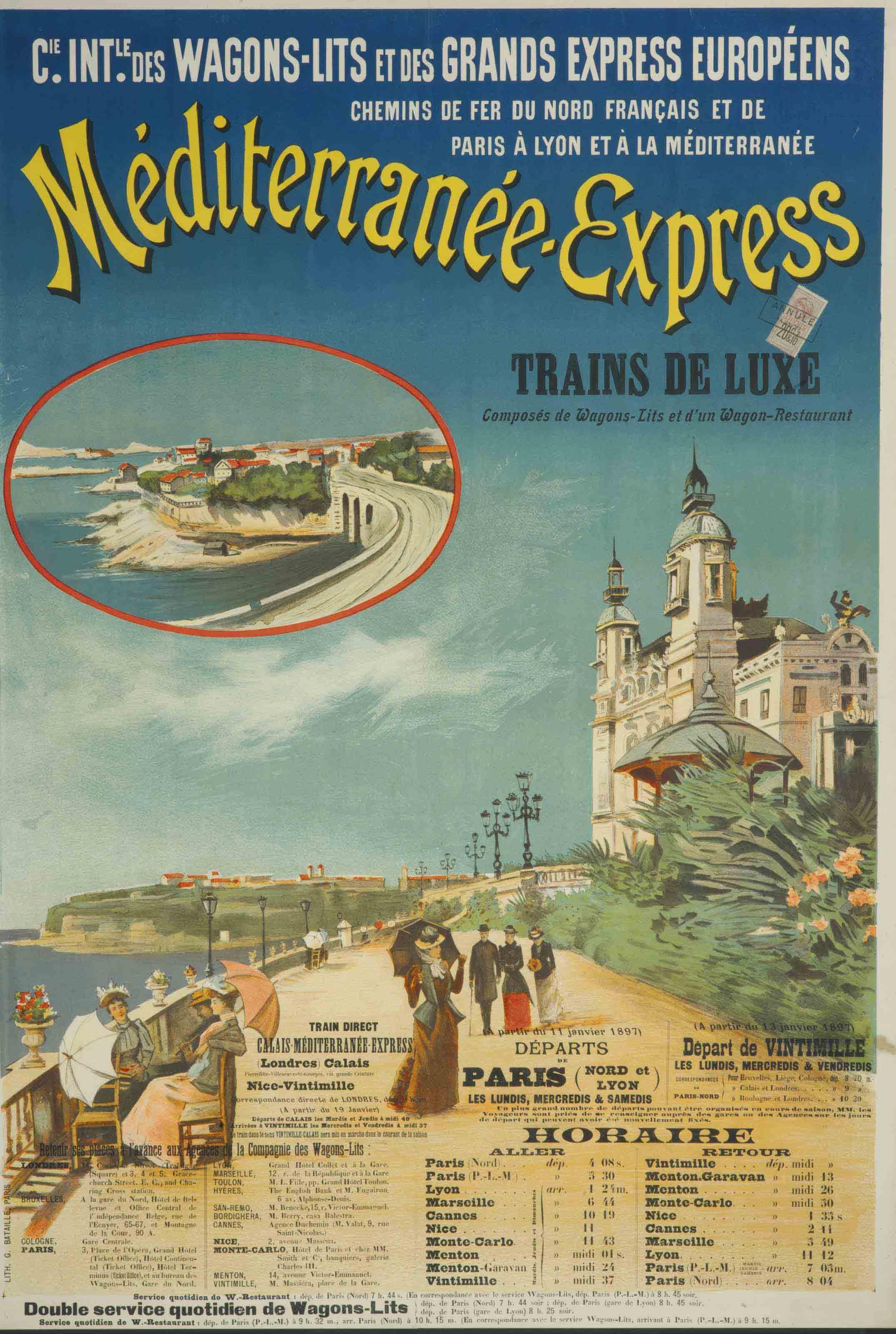 Rafael De Ochoa Y Madrazo - Méditerranée-Express, Trains De Luxe