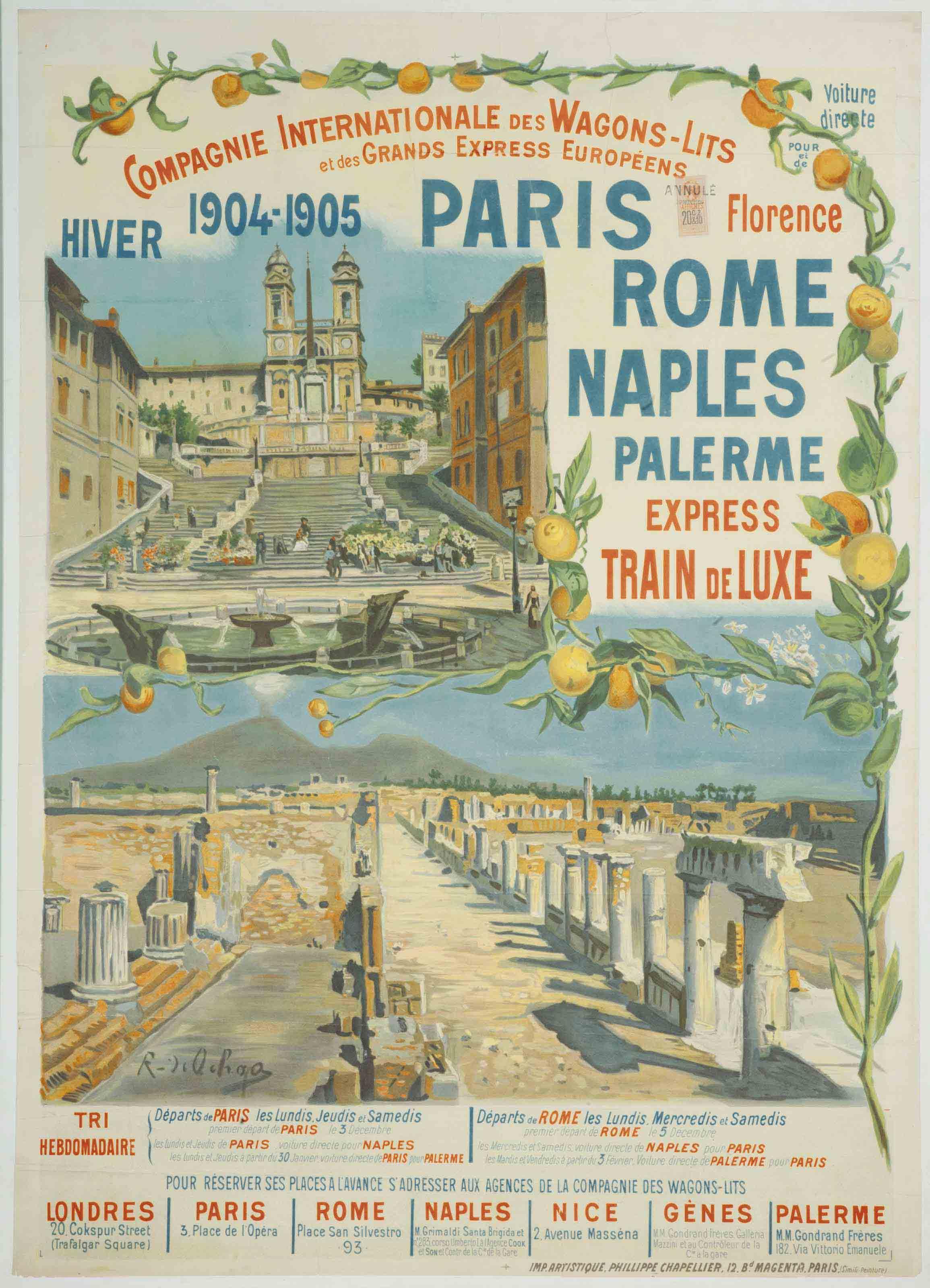 Rafael De Ochoa Y Madrazo - Paris - Rome - Naples - Palerme