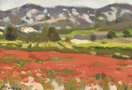 Rafael Monzó - Paysage Rouge