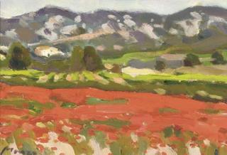 Rafael Monzó - Paysage Rouge