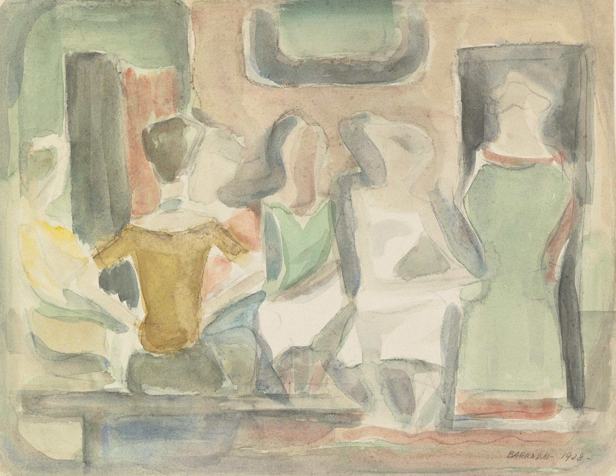 Rafael Pérez Barradas - Mujeres Conversando