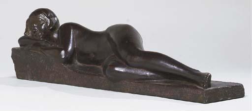 Rafael Schwartz - Femme nue allongee