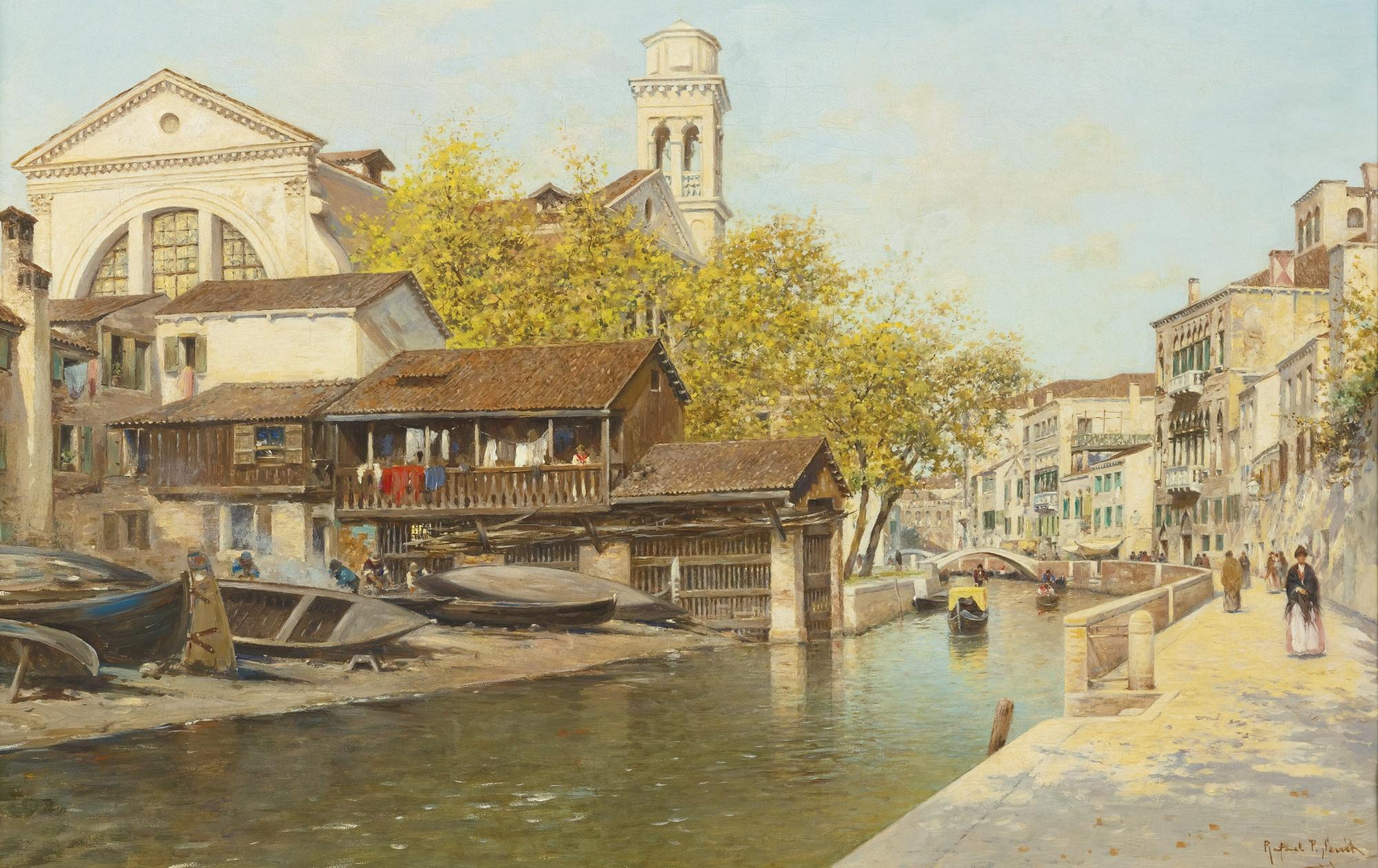 Rafael Senet - Rio San Trovaso, Venice