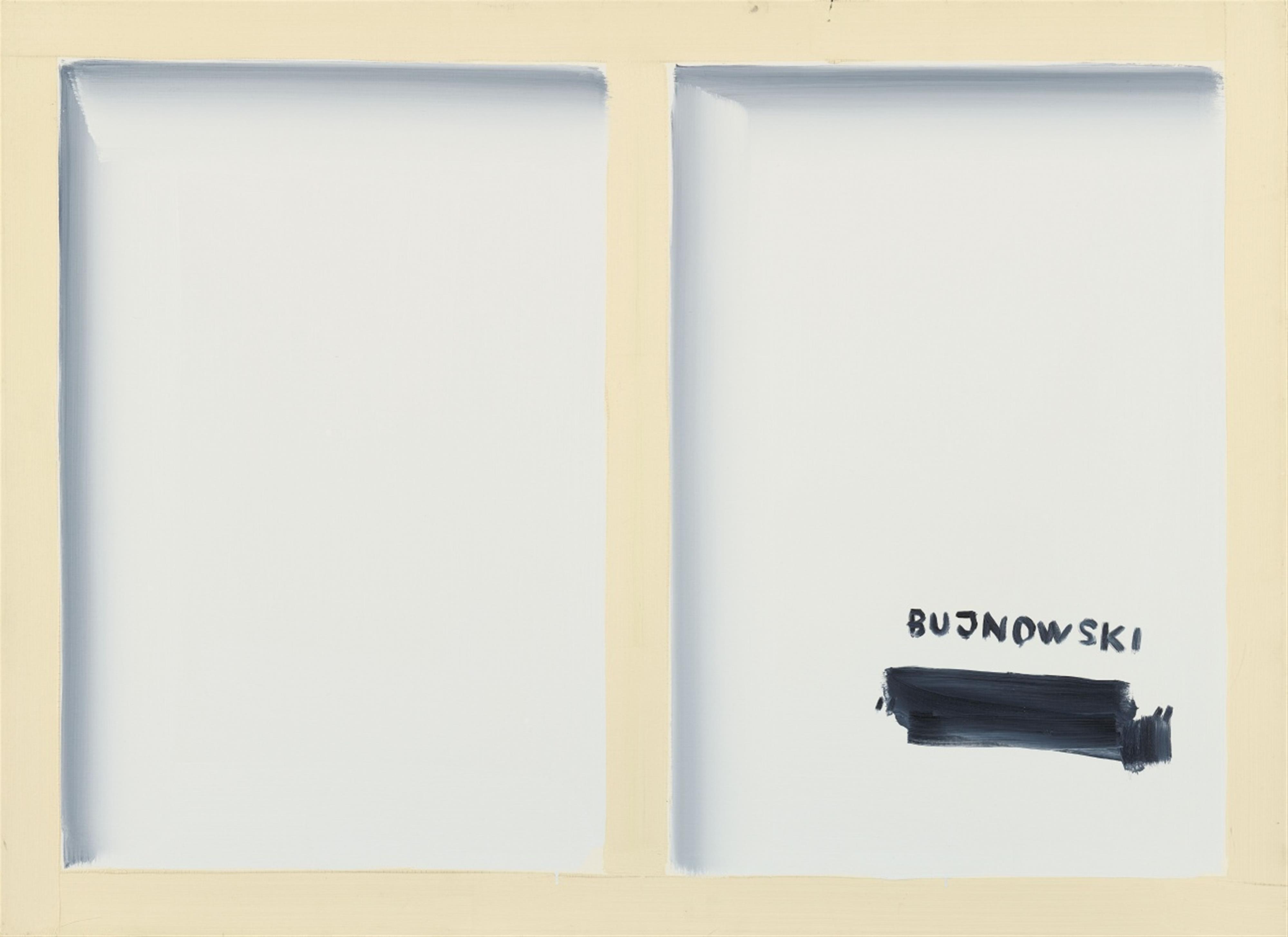 Rafal Bujnowski - Ohne Titel (Rückseiten von Bildern)