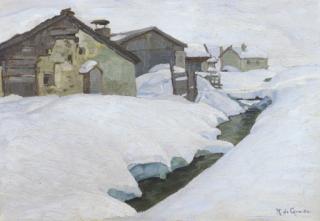 Raffaele De Grada - Bergn (Engadina)