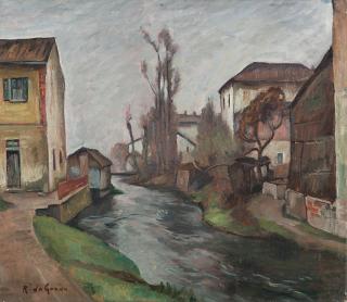 Raffaele De Grada - Case sul Lambro