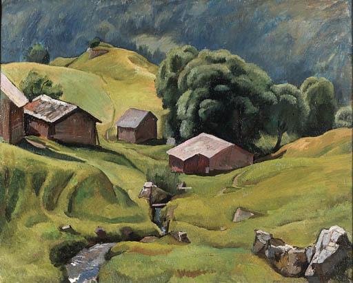 Raffaele De Grada - Valle di Glarus