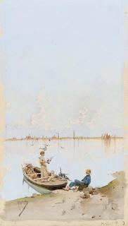 Raffaele Mainella - Corteggiamento a riva