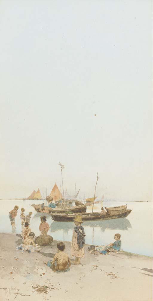 Raffaele Mainella - Venetian Urchins On The Edge of The Lagoon (Illustrated); And Idle Gossip On The Edge of The Lagoon, Venice