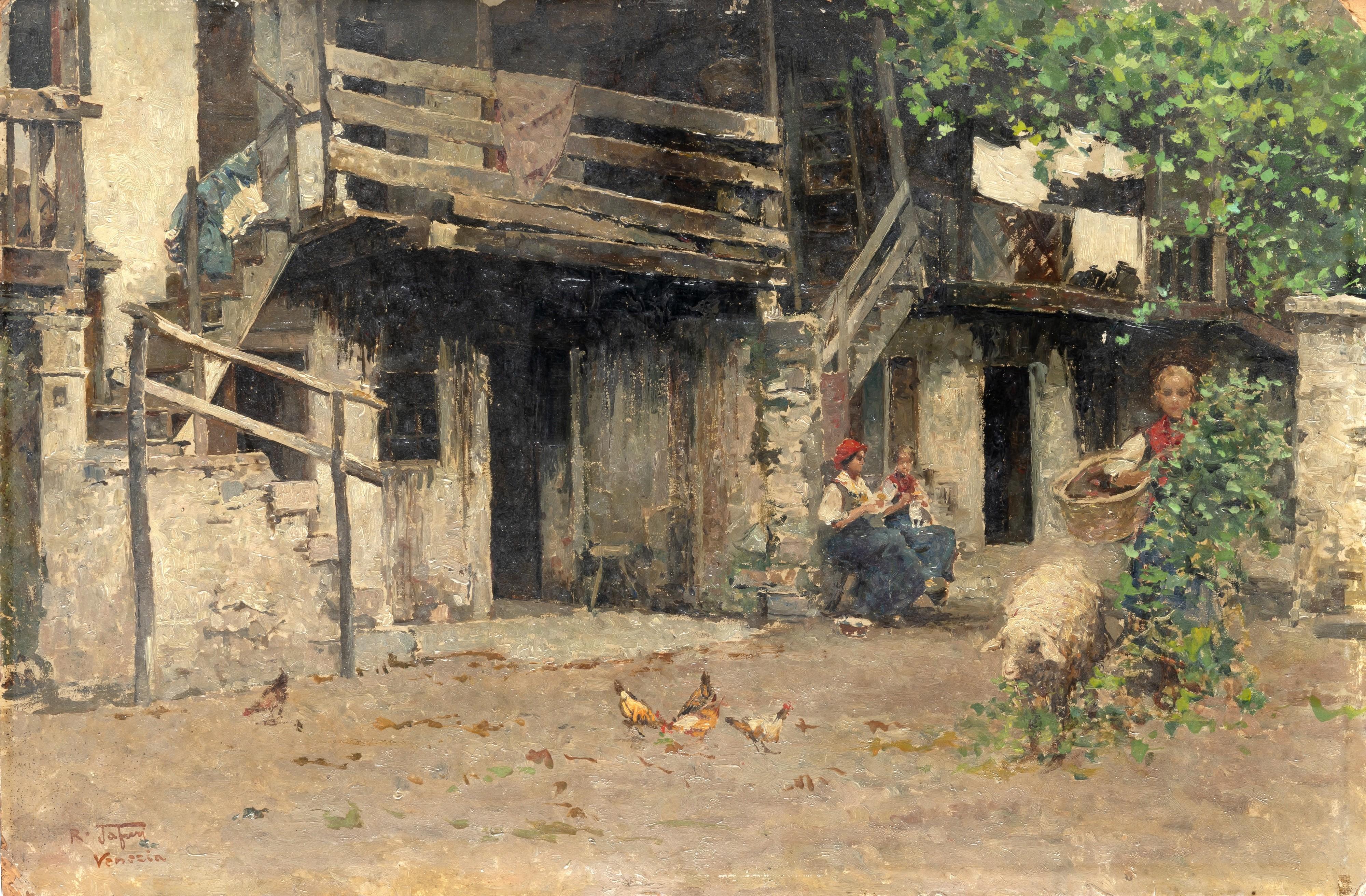 Raffaele Tafuri - In cortile