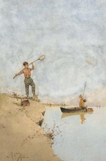 Raffaelle Mainella - Fishing in the lagoon