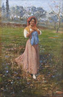 Raffaello Celommi - Contadina