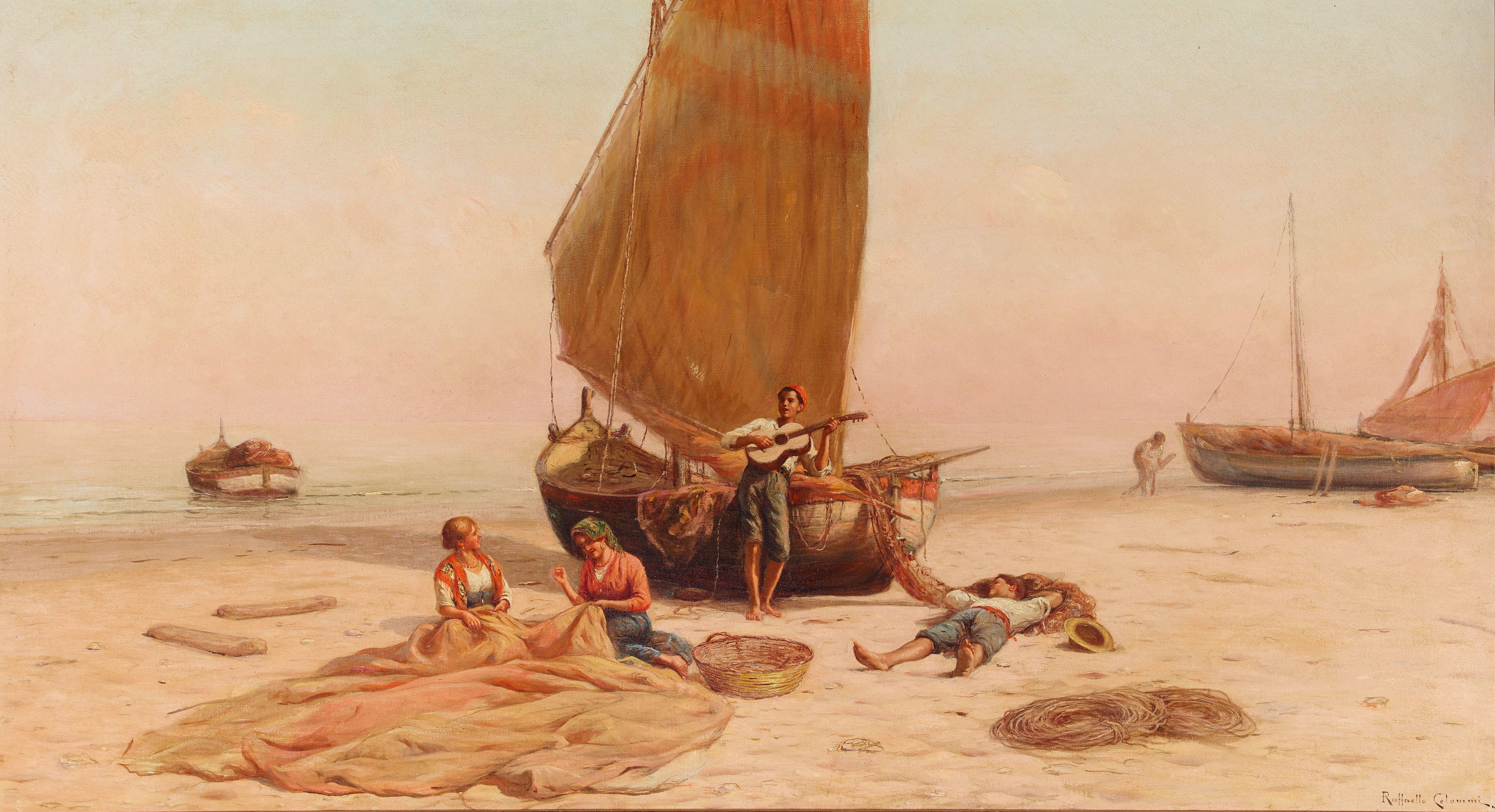 Raffaello Celommi - Mending the nets