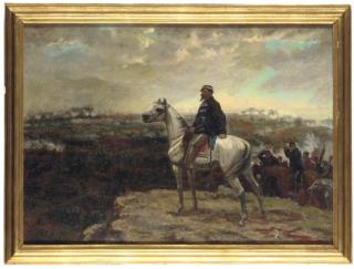 Raffaello Pontremoli - Vittorio Emanuele II, King of Italy (1820-1878), mounted on horseback