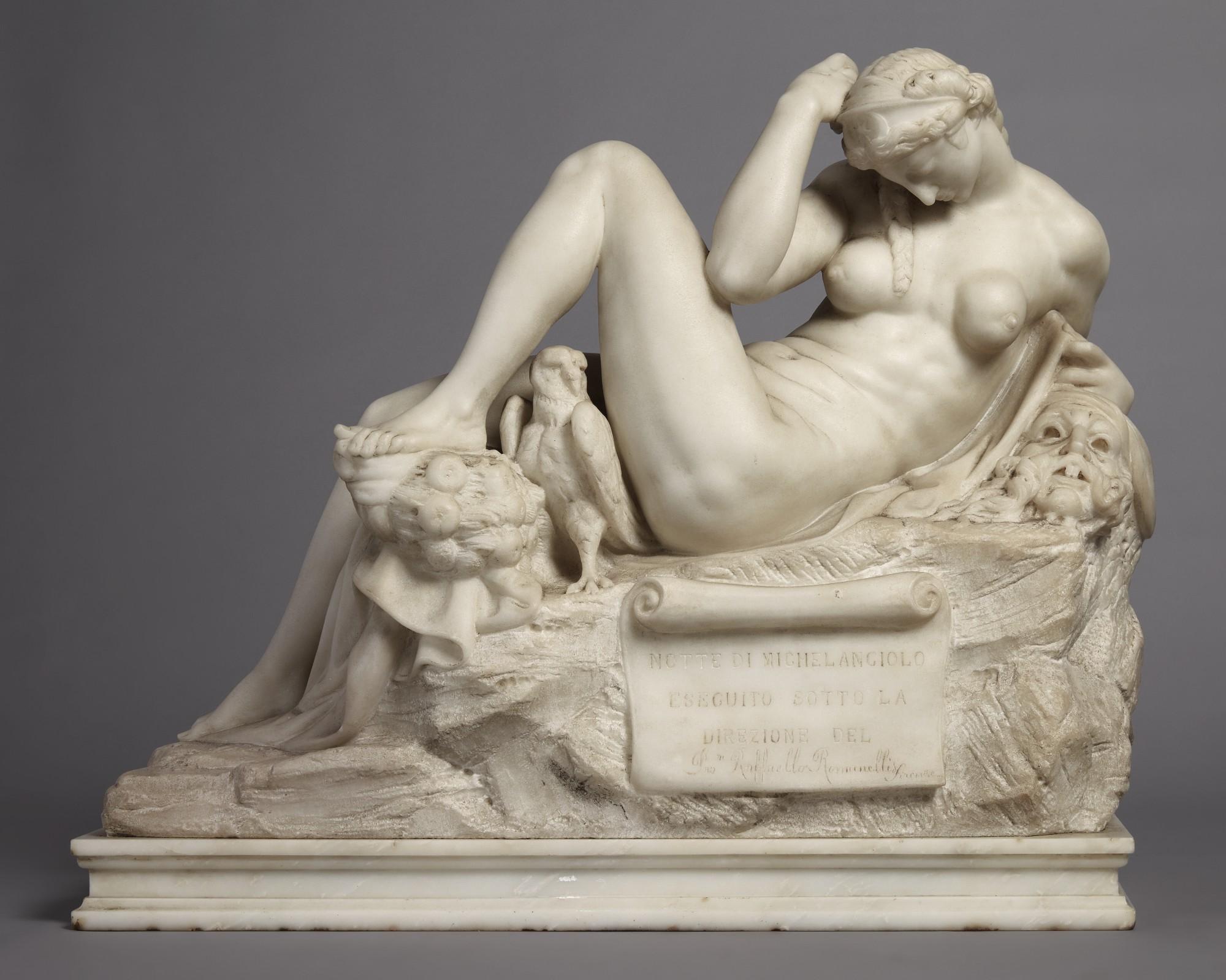 Raffaello Romanelli - Night, After Michelangelo