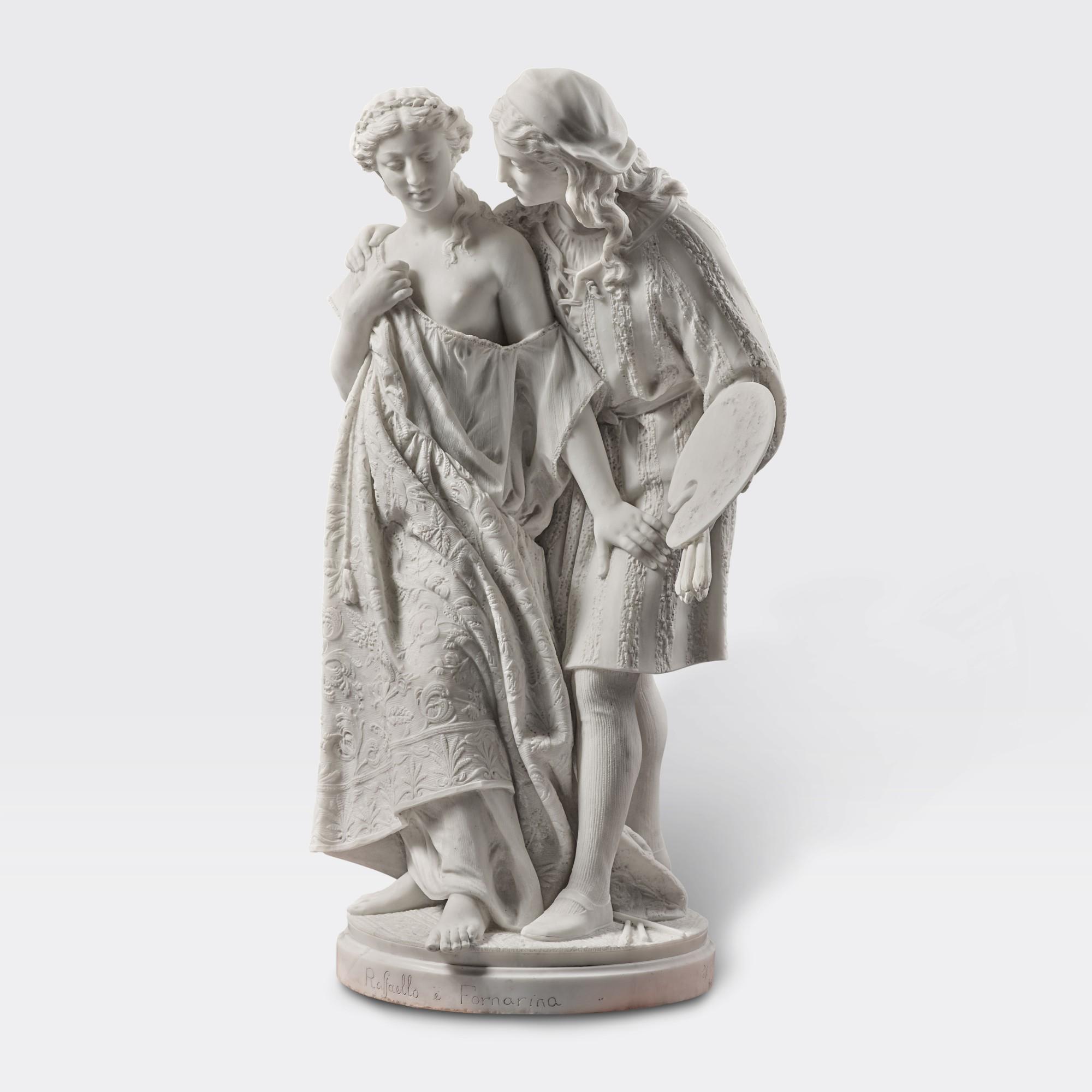 Raffaello Romanelli - Raffaello e Fornarina