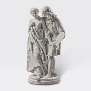 Raffaello Romanelli - Raffaello e Fornarina