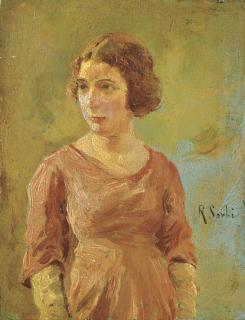 Raffaello Sorbi - Giovane donna