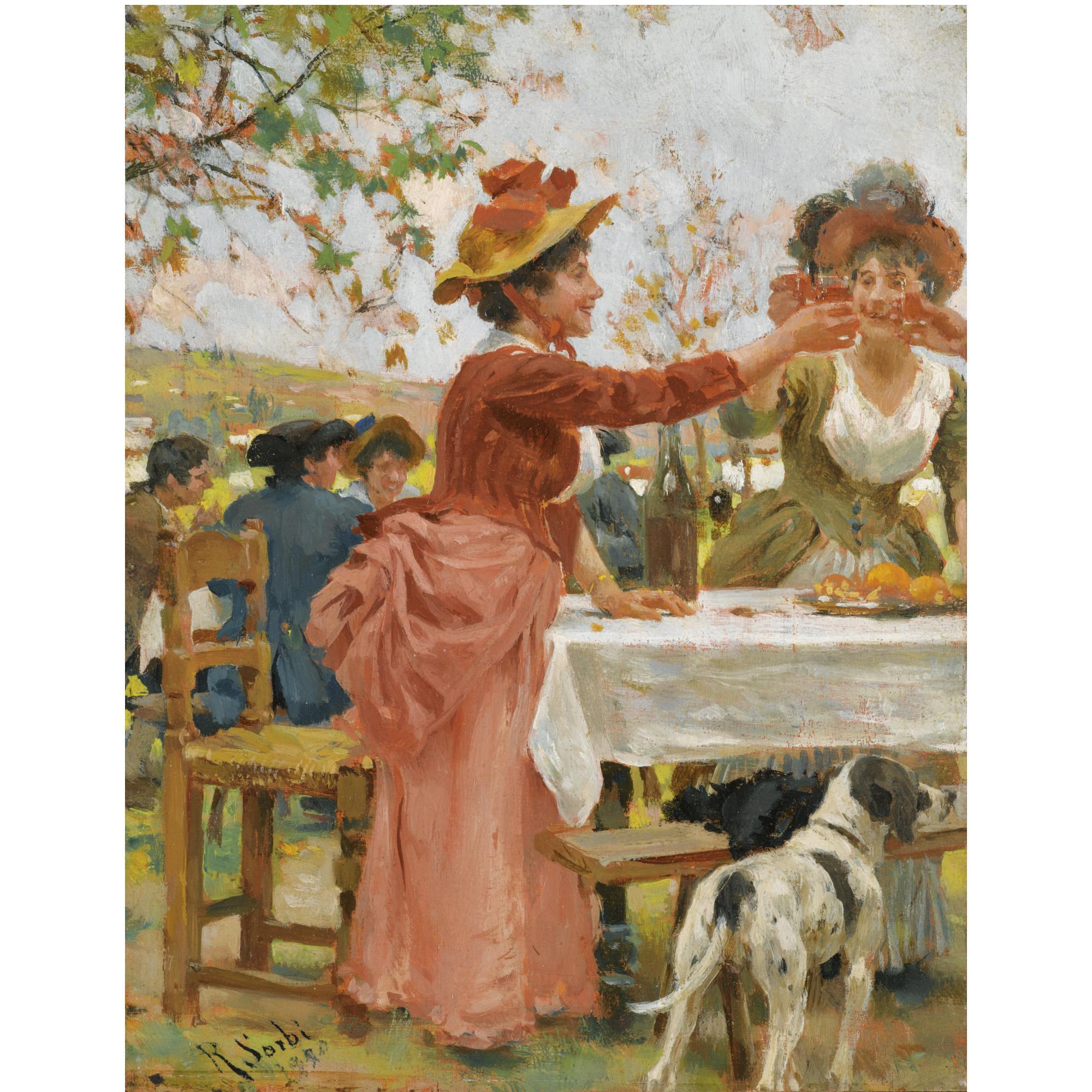 Raffaello Sorbi - Italian Festivities In The Campagna