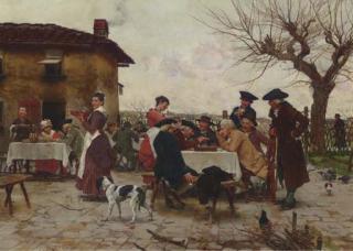 Raffaello Sorbi - The Chess Players