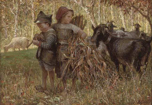 Raffaelo Armenise - The young goatherds