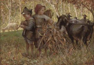 Raffaelo Armenise - The young goatherds