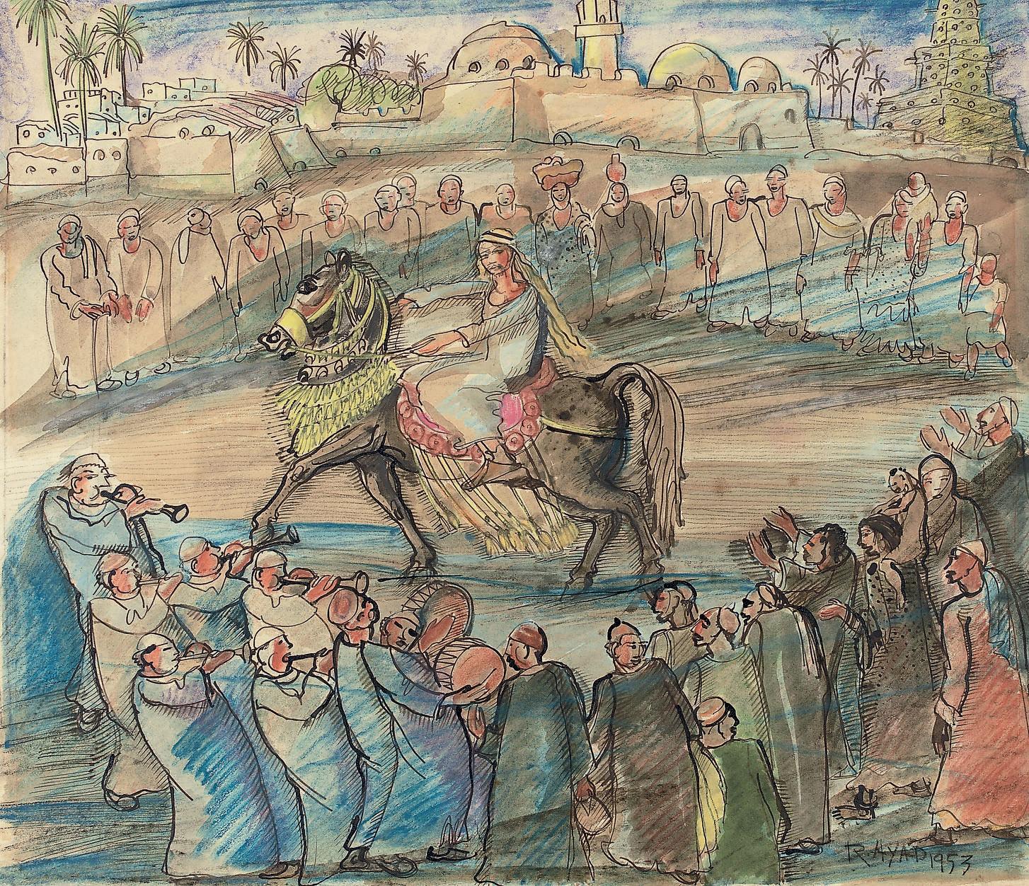 Ragheb Ayad - La cavalière