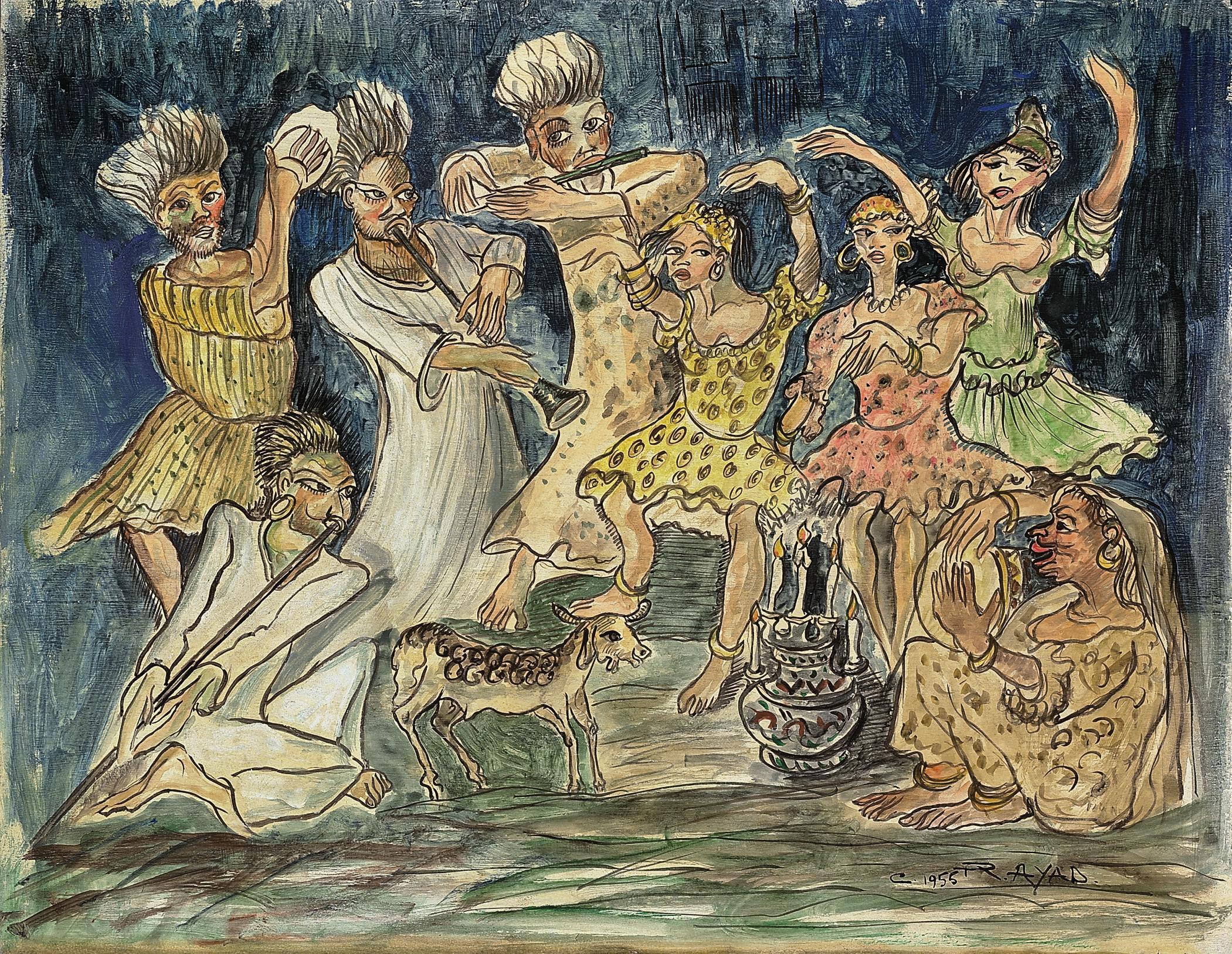 Ragheb Ayad - Musicians and Dancers