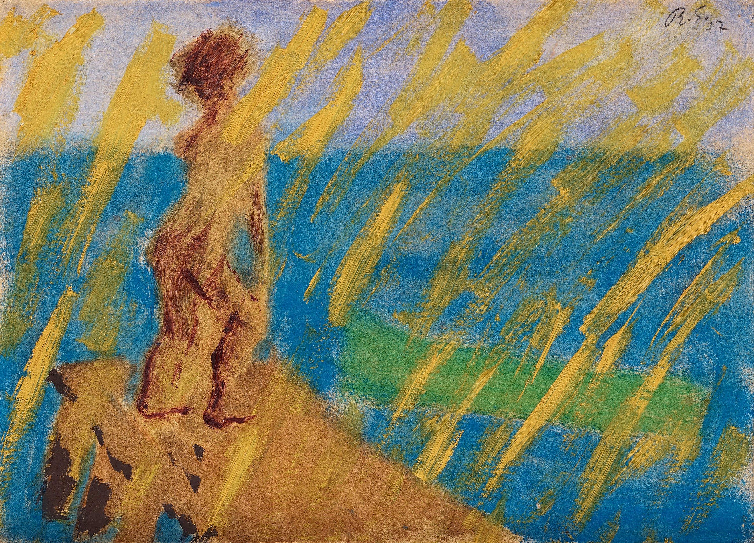 Ragnar Sandberg - Bather in the sun
