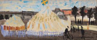 Ragnar Sandberg - Circus tent, Kungstorget.