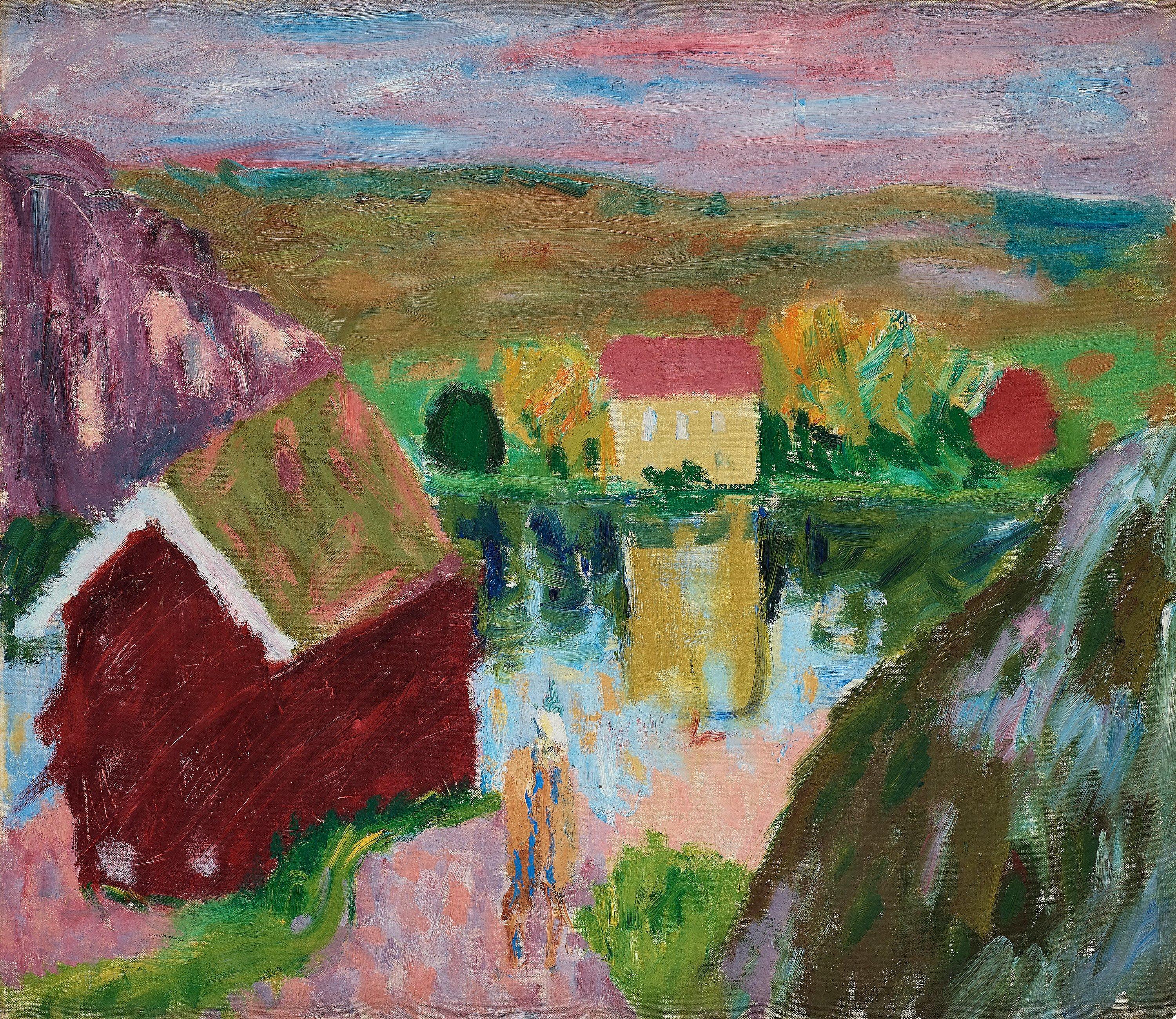 Ragnar Sandberg - Evening walk, Bohuslän