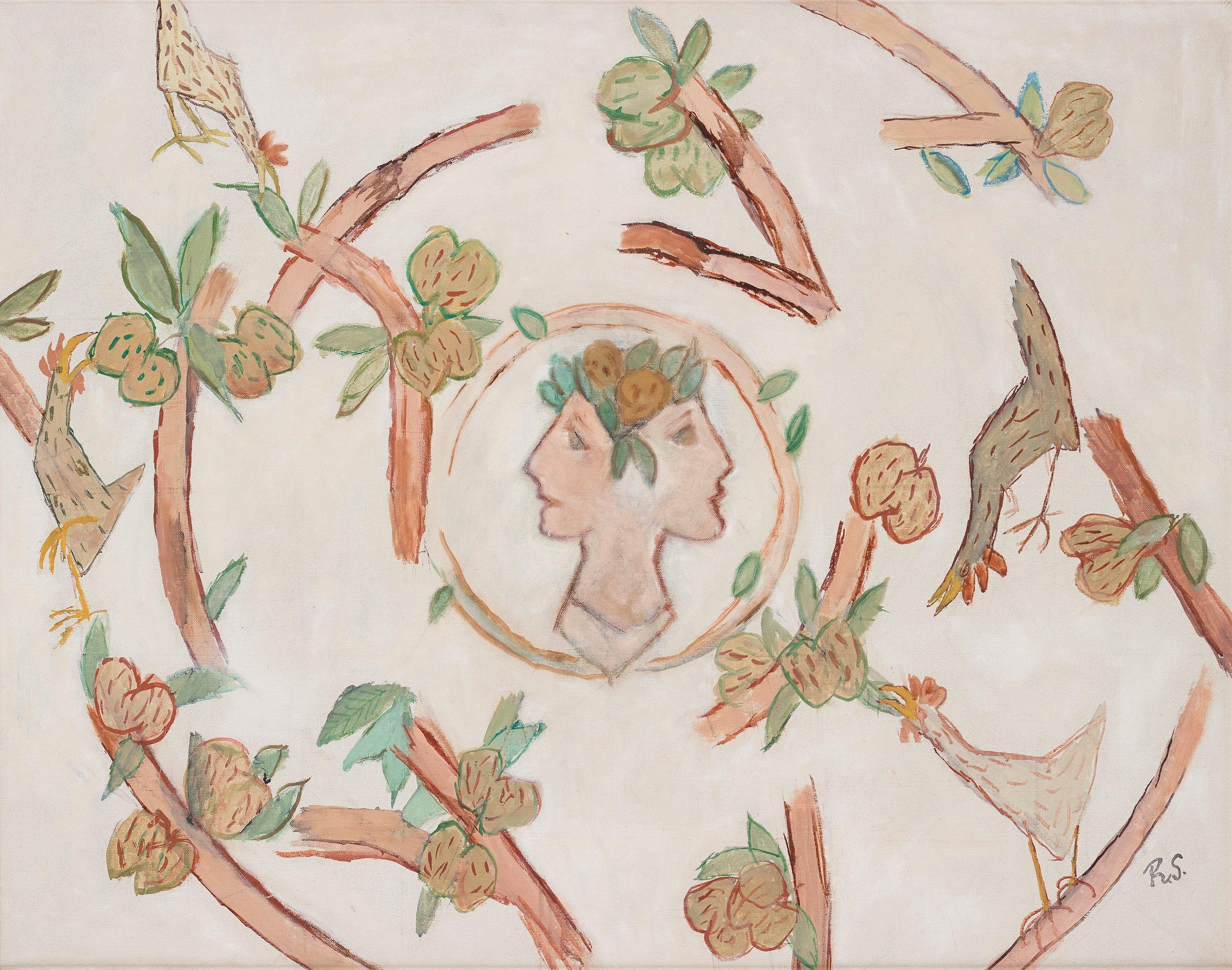 Ragnar Sandberg - Fruits and birds.