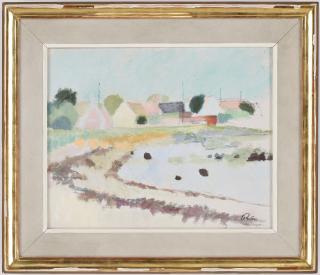 Ragnar Sandberg - Vik med fiskebodar