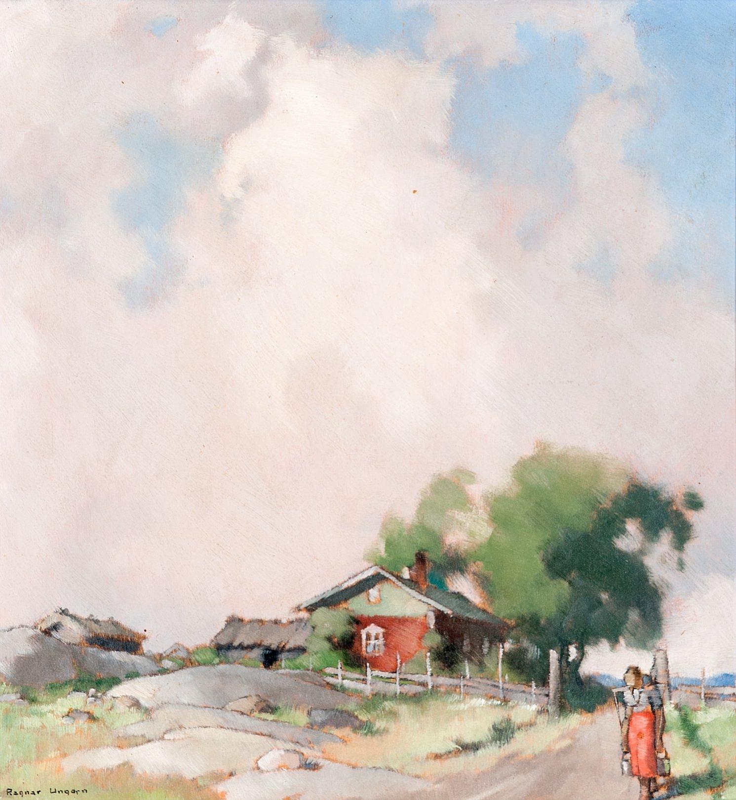 Ragnar Ungern - Summer Clouds Over The Cottage.