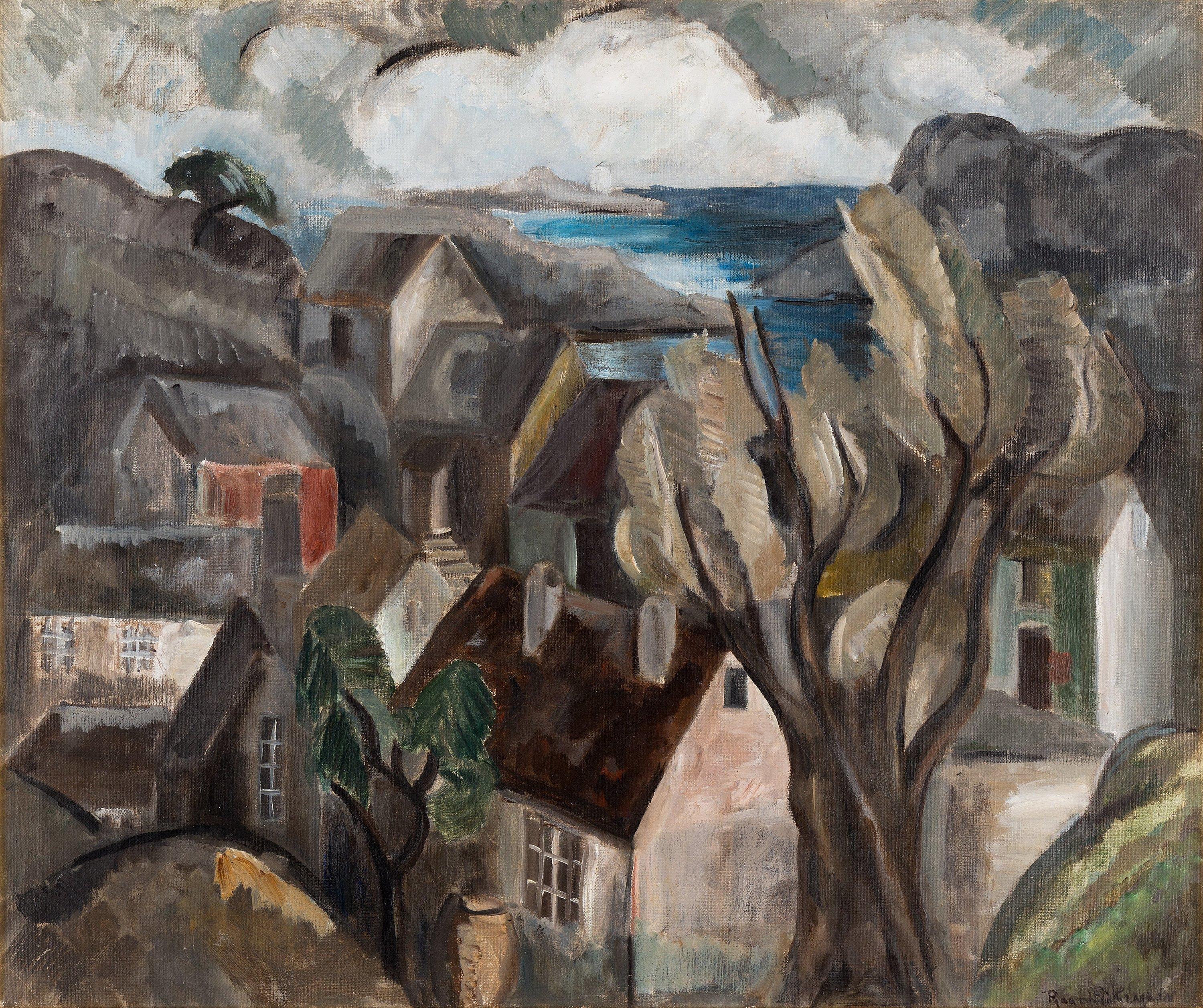 Ragnhild Keyser - Cubist landscape