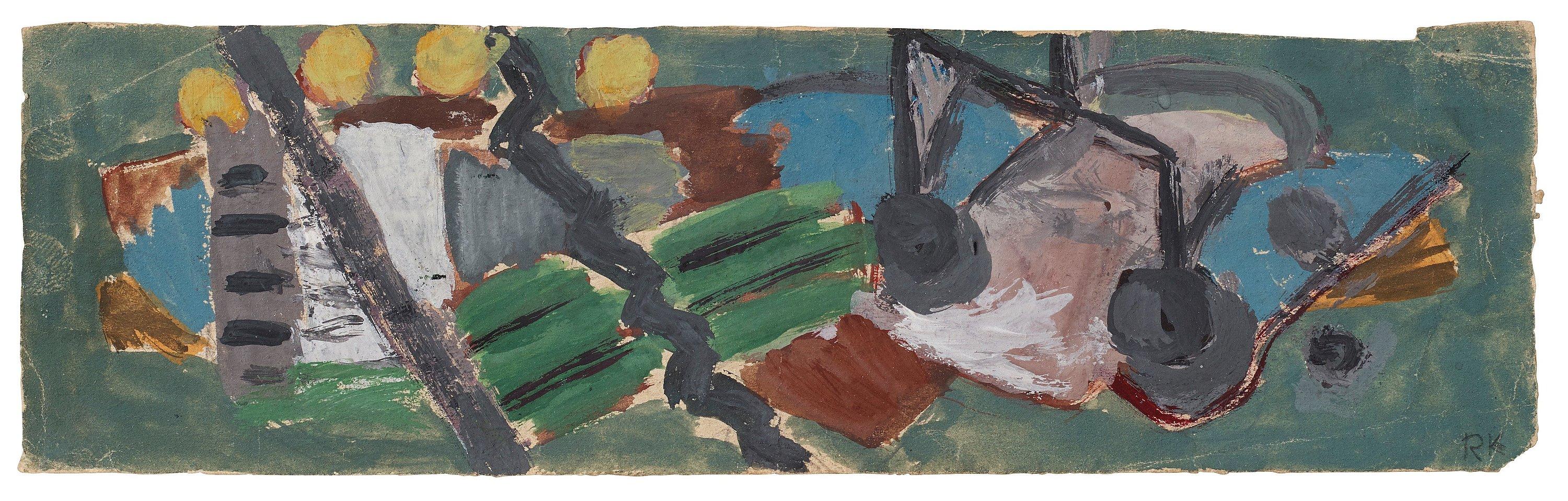 Ragnhild Keyser - Sketch for a mural at the World\'s fair in Paris 1937