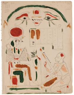 Ragnhild Keyser - Sketch from the Louvre, 1935