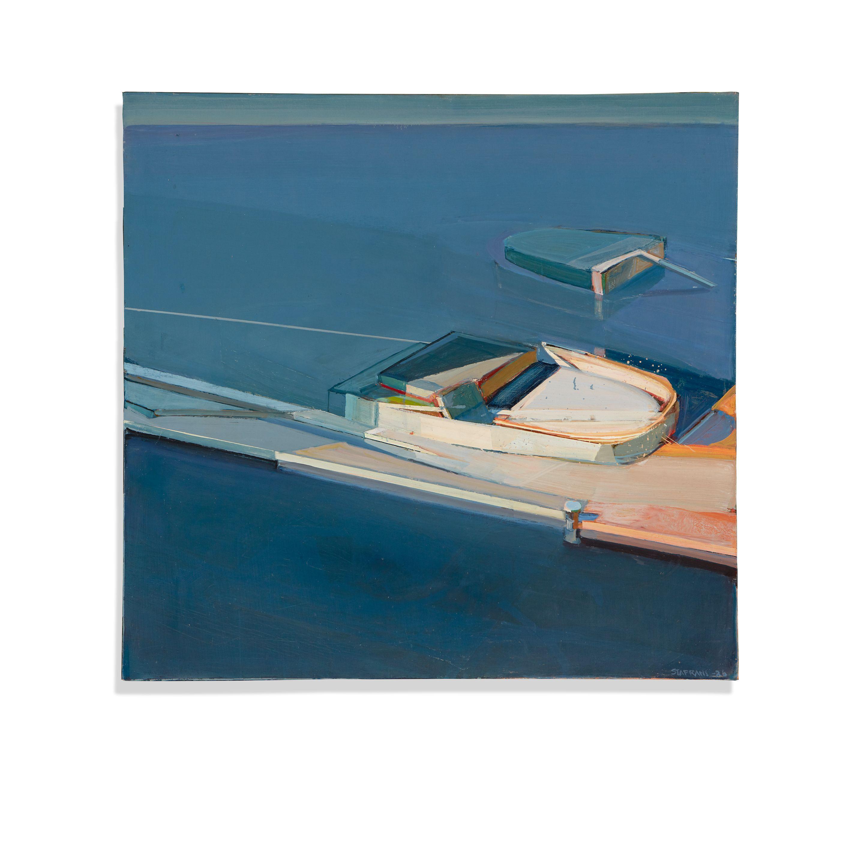 Raimonds Staprans - Late Afternoon with a Half-Boat, 1986