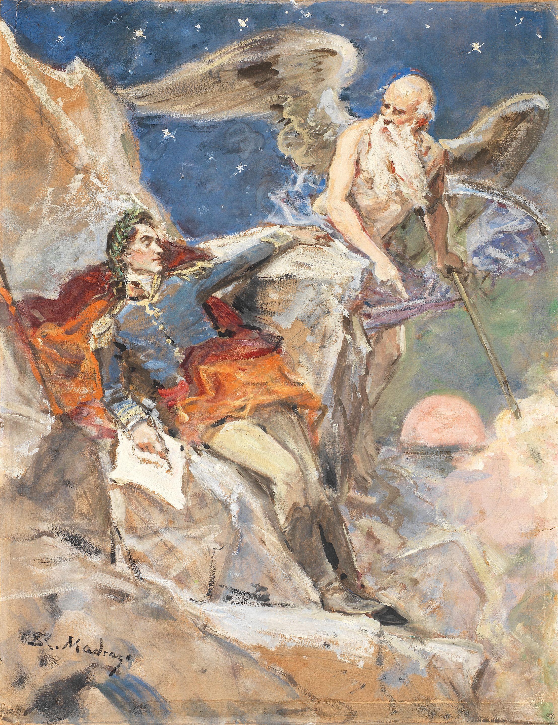 Raimundo de Madrazo y Garreta - Mi delirios sobre el chimborazo de Simón Bolívar unframed