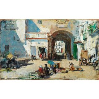 Raimundo De Madrazo Y Garreta - Scène De Rue