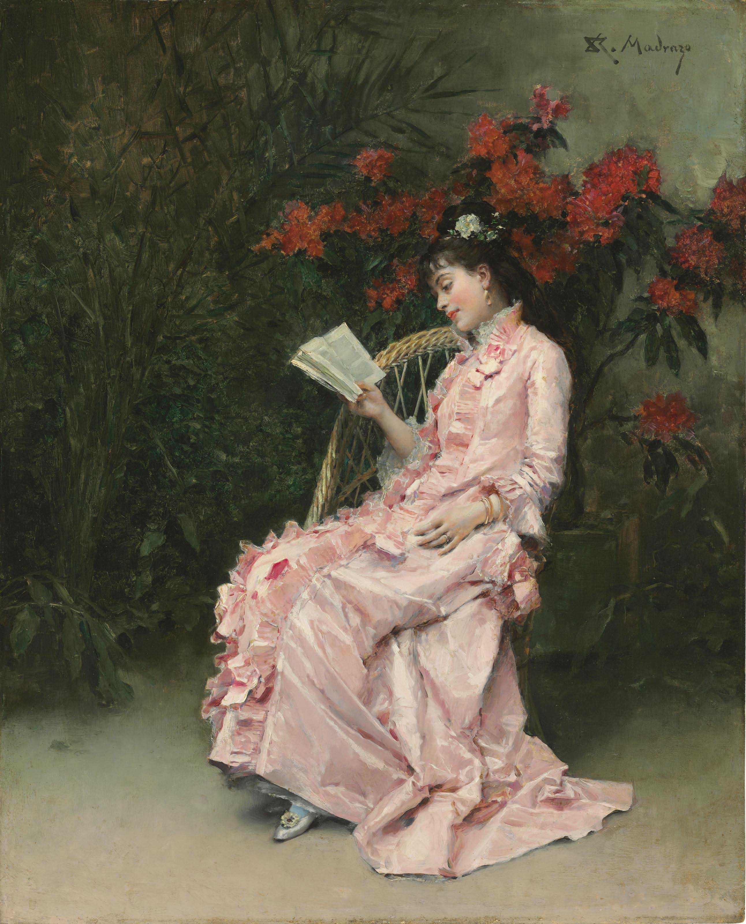 Raimundo De Madrazo Y Garreta - The Pink Dress
