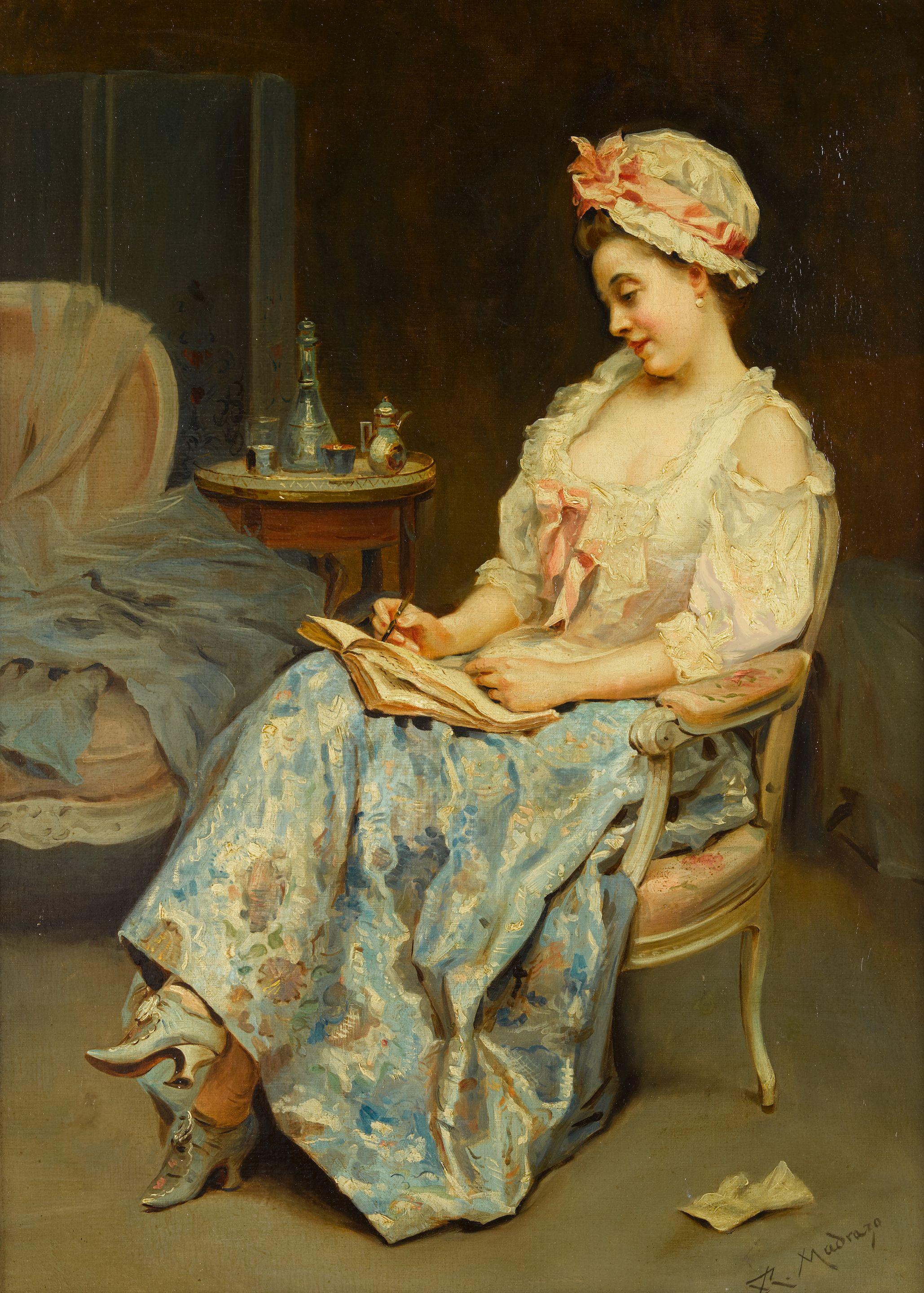 Raimundo De Madrazo Y Garretta - A moment of reflection