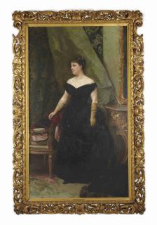 Raimundo De Madrazo Y Garretta - Portrait de madame Isaac Hirsch Kann, née Koenigswarter