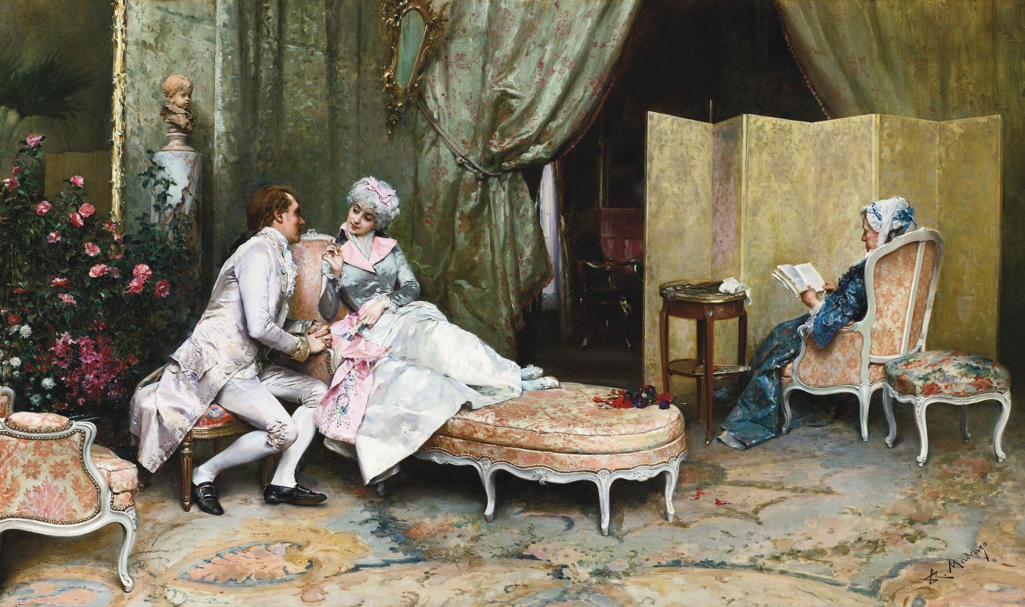 Raimundo de Madrazo - Spanish Flirtation