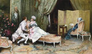 Raimundo de Madrazo - Spanish Flirtation