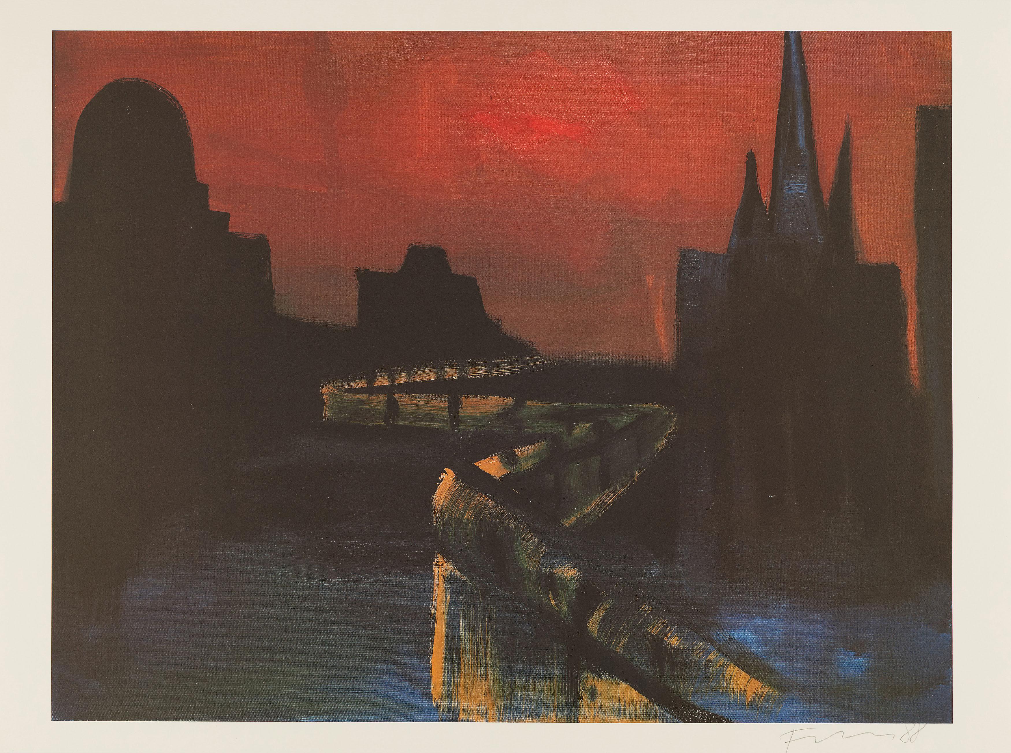 Rainer Fetting - Berliner Mauer.