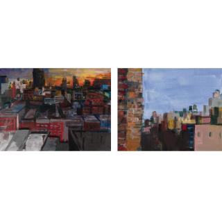 Rainer Fetting - Chelsea Hotel View And Chelsea Hotel (Two Works)