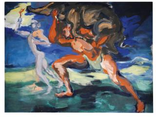 Rainer Fetting - Delacroix: Hercules