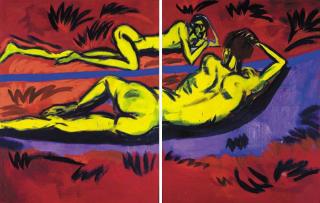 Rainer Fetting - Großer Liegender