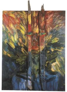 Rainer Fetting - Holzbild III